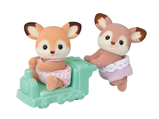 Jova Kids Deer Twins Anime Girl Figure Toy Set